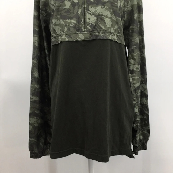 Under Armour Anorak Jacket Mens Large Artillery Green Wind Hooded‎ - Picture 4 of 16